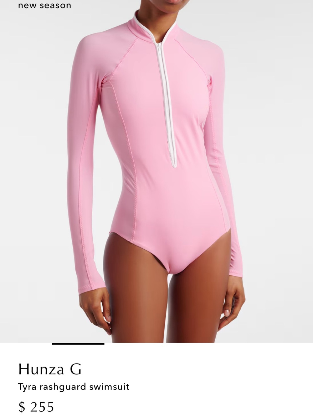 Hunza G Ty's Rashguard Swimsuit
